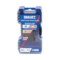 SMART Pro UK Series 32mm Rapid Wood Blades -10pc c/w Storage Case &pound;58.99